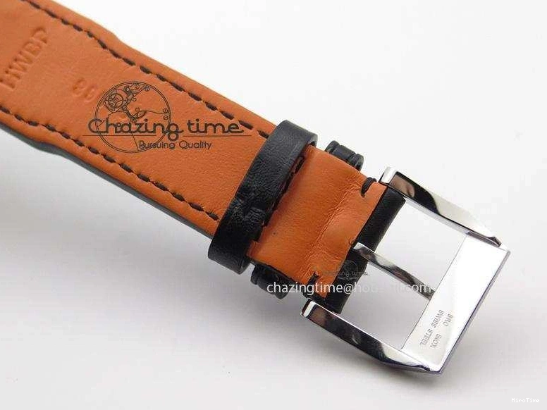 MIROTIME 0825 Fashionable Mark XVIII IW327002 V6F Best Edition White Dial On Black Leather Strap A 7312